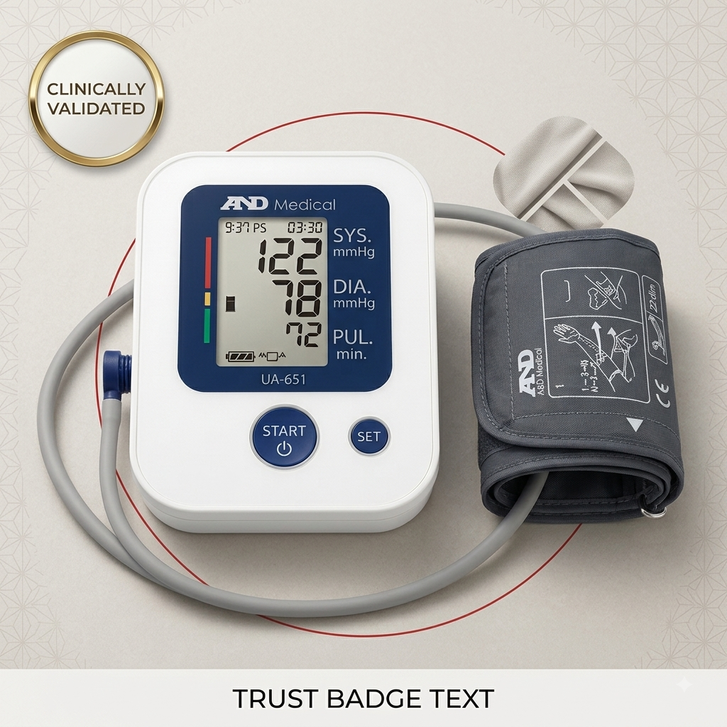Tensiomètre A&D Medical UA-651 — Technologie japonaise, validation clinique garantie – Image 2