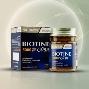 Nutraxin Vitals Biotine 5000 µg – 30 comprimés