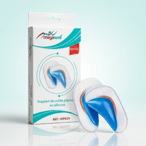 Support de voûte plantaire en silicone — Megawell (Réf : MP024)