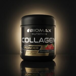 Biomax Nutrition Collagen Powder – Goût Fraise – 300 g