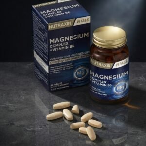 Nutraxin Vitals Magnesium Complex + Vitamine B6 – 60 comprimés