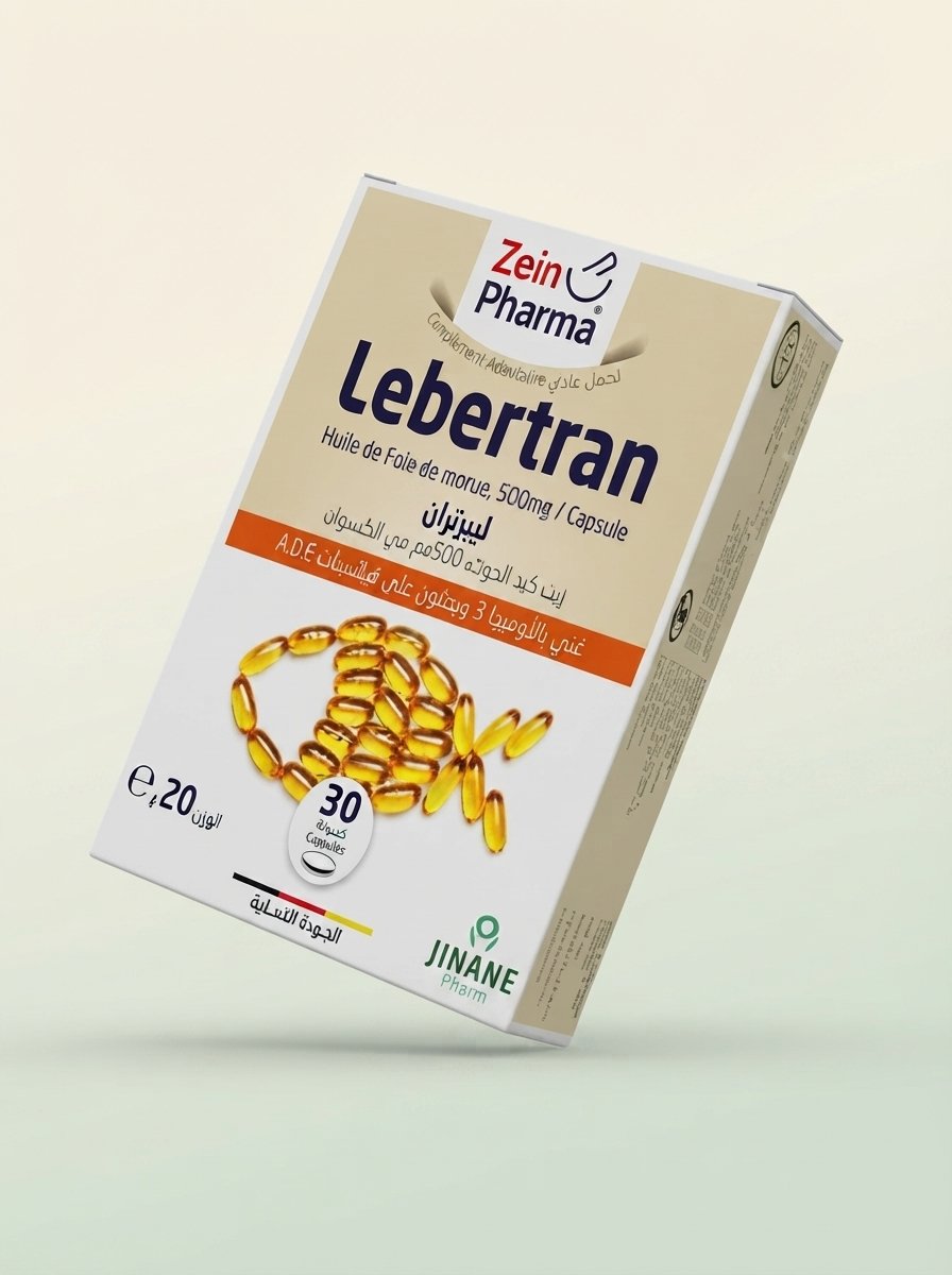 ZeinPharma Lebertran Huile de Foie de Morue 500 mg – 30 capsules