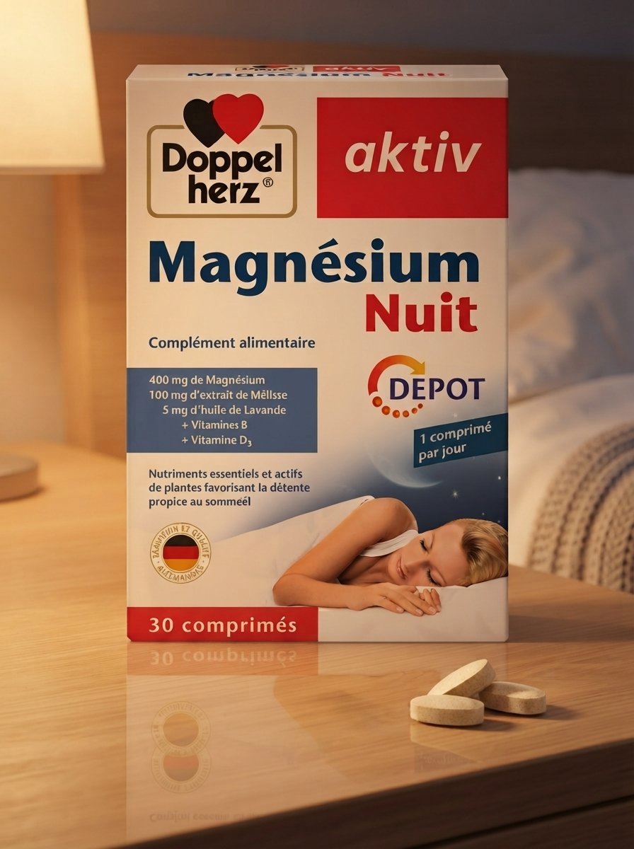 Doppelherz aktiv Magnésium Nuit – 30 comprimés