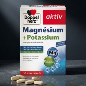 Doppelherz aktiv Magnésium + Potassium – 30 comprimés