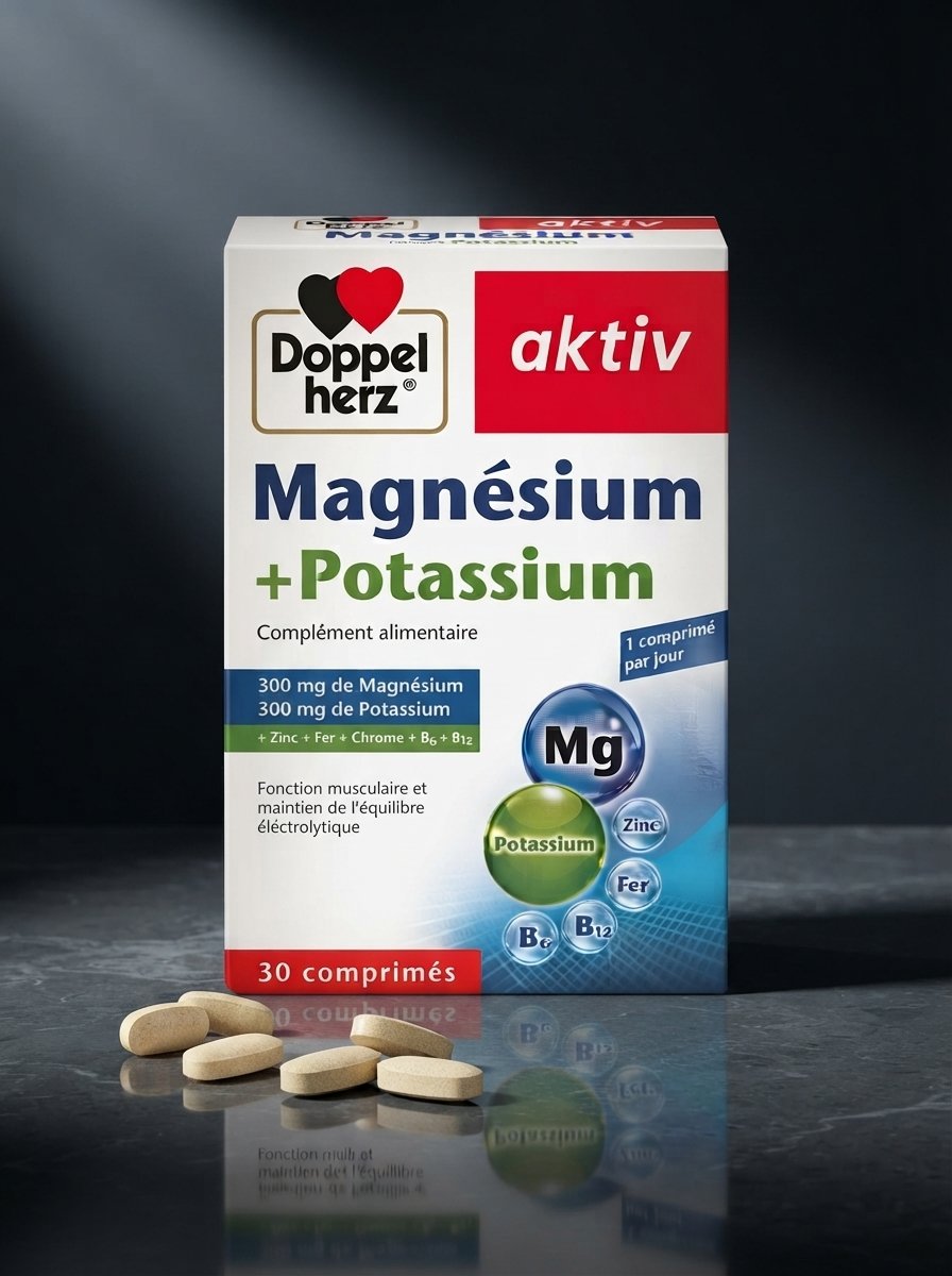 Doppelherz aktiv Magnésium + Potassium – 30 comprimés
