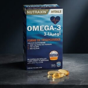 Nutraxin Vitals Omega-3 (Triglycérides) 2000 mg – 60 capsules molles