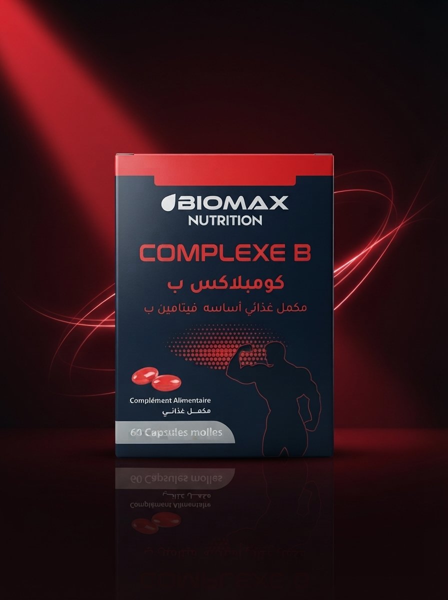 Biomax Nutrition Complexe B (Vitamines B) – 60 capsules molles