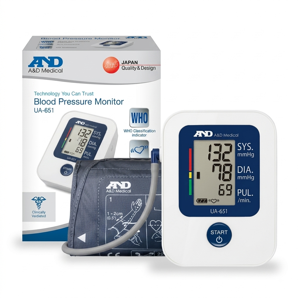Tensiomètre A&D Medical UA-651 — Technologie japonaise, validation clinique garantie