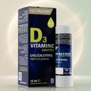 Nutraxin Vitamine D3 Gouttes (Cholécalciférol) 1000 UI – 10 ml