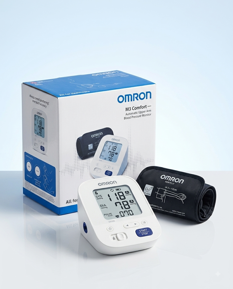 Tensiomètre Omron M3 Comfort — Ta tension sous contrôle, à la maison 🩺