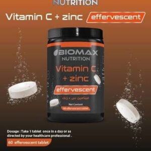 Biomax Nutrition Vitamine C + Zinc Effervescent – Tube de comprimés